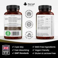 New Leaf Ashwagandha & Lions Mane Capsules